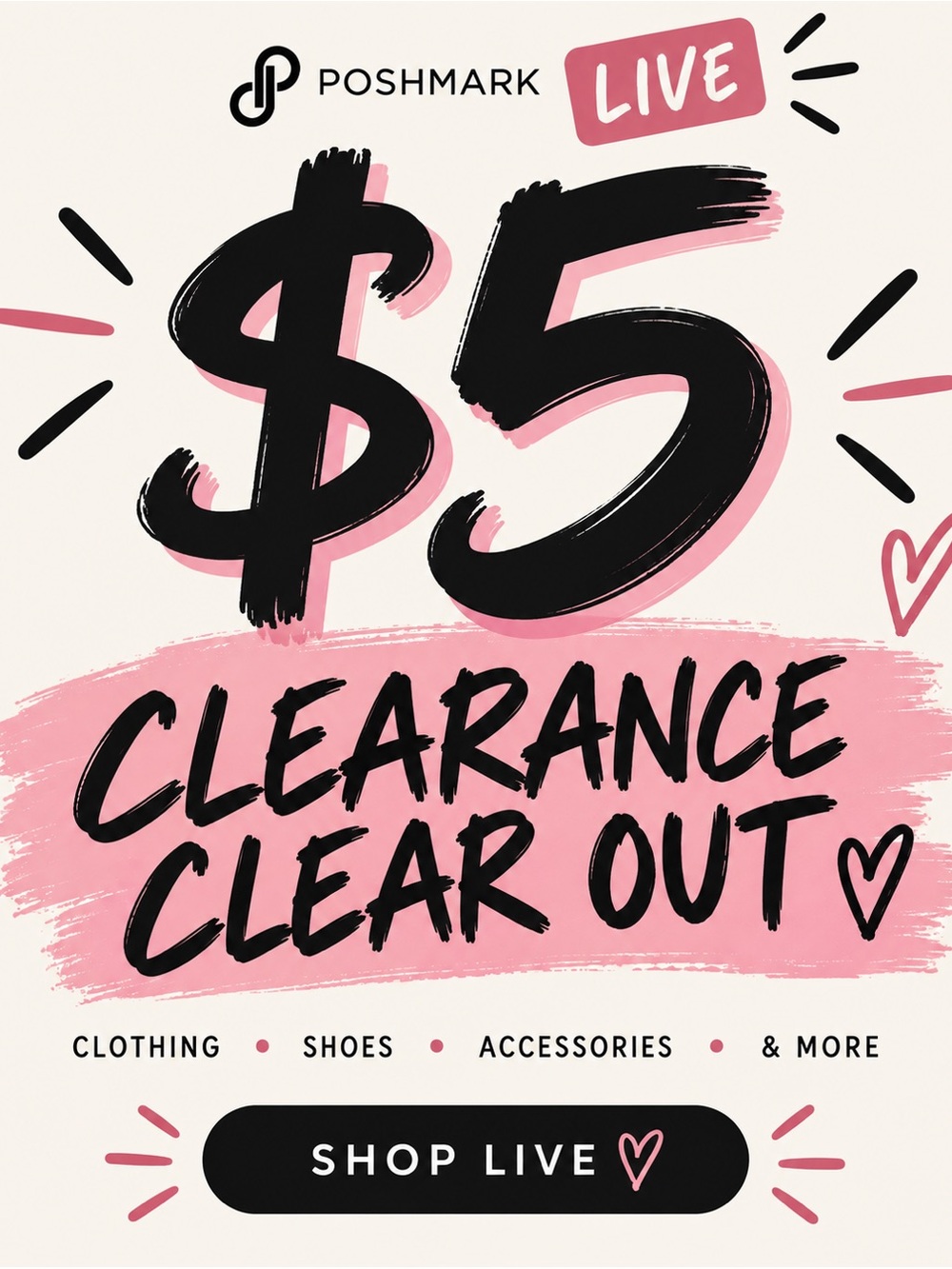 Live $5 Clearance - Women